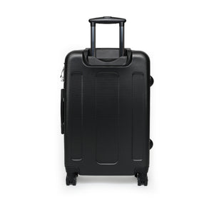 Travel Vibes Suitcase - Globetrotting Design with Landmarks