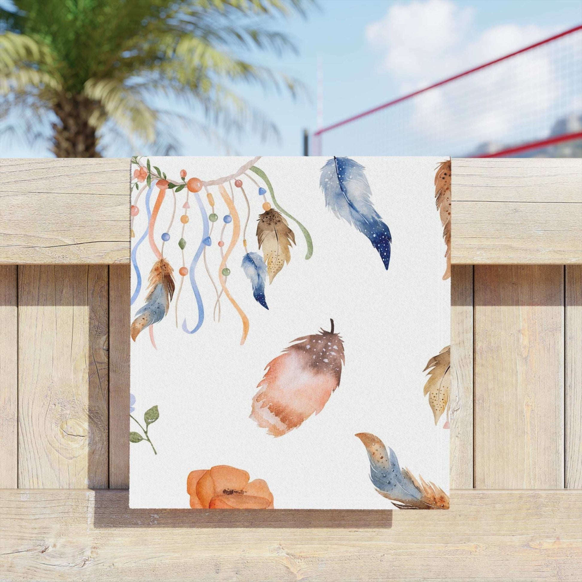 Dreamcatcher Beach Towels, Bohemian Towel, Poolside Decor, Summer Essential, Gift for Beach Lovers, Boho Towel