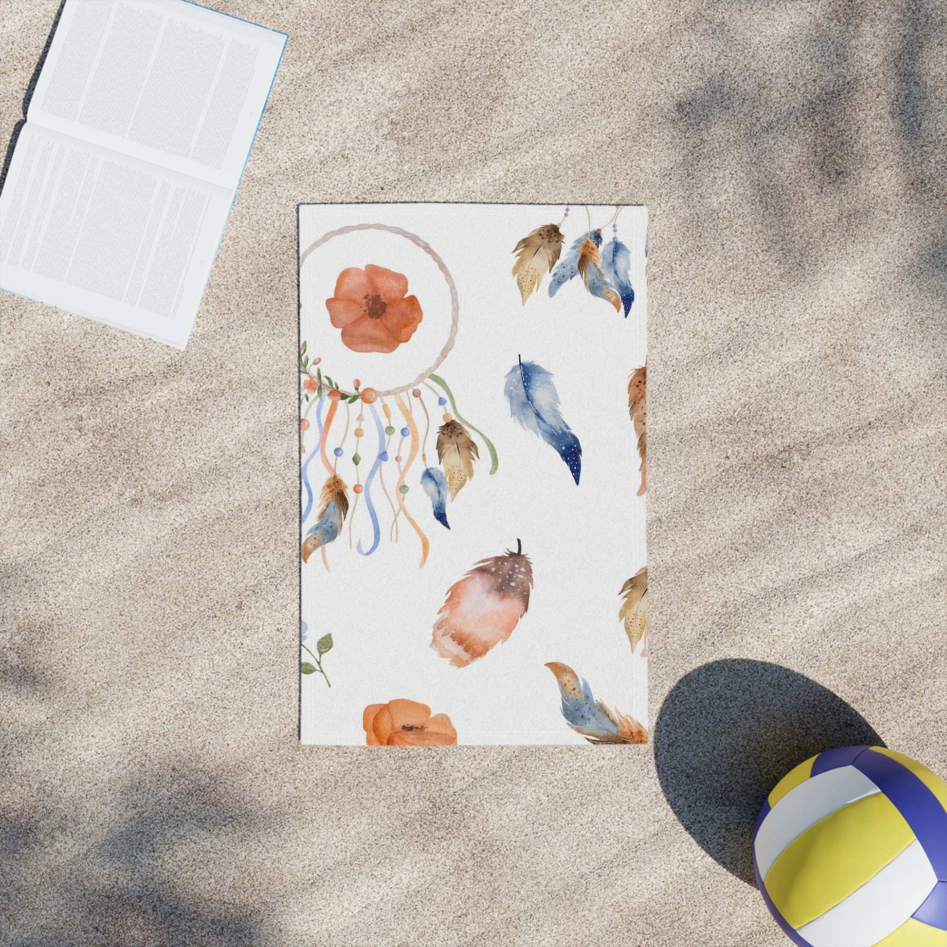 Dreamcatcher Beach Towels, Bohemian Towel, Poolside Decor, Summer Essential, Gift for Beach Lovers, Boho Towel