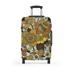 Flower Pattern Suitcase - Trendy Luggage for Adventure Seekers, Travel, Vacation, Gift for Travelers, Floral Design