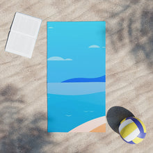Load image into Gallery viewer, Ocean Waves Beach Towels, Summer Towels, Poolside Accessories, Gift for Beach Lovers, Vacation Essentials