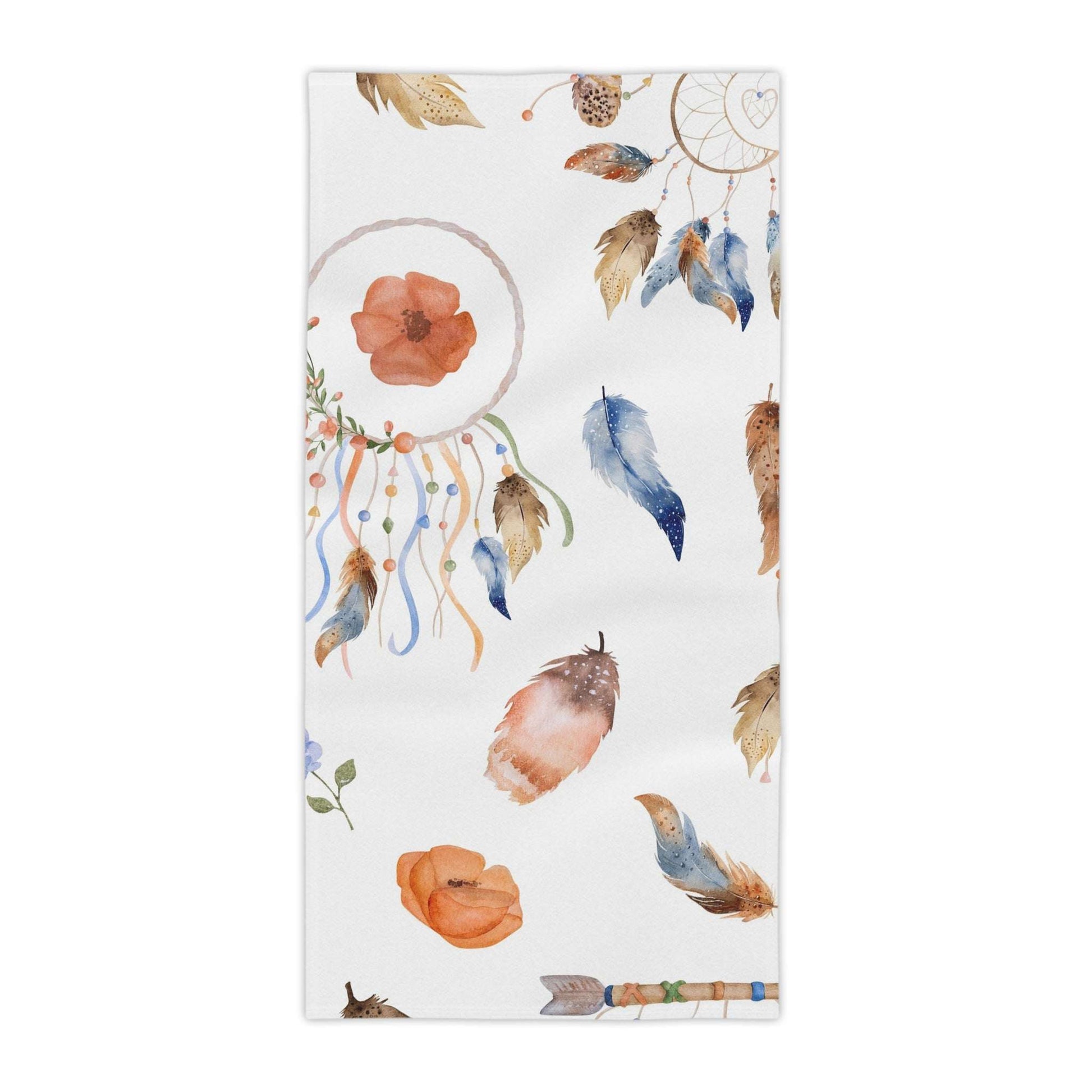 Dreamcatcher Beach Towels, Bohemian Towel, Poolside Decor, Summer Essential, Gift for Beach Lovers, Boho Towel