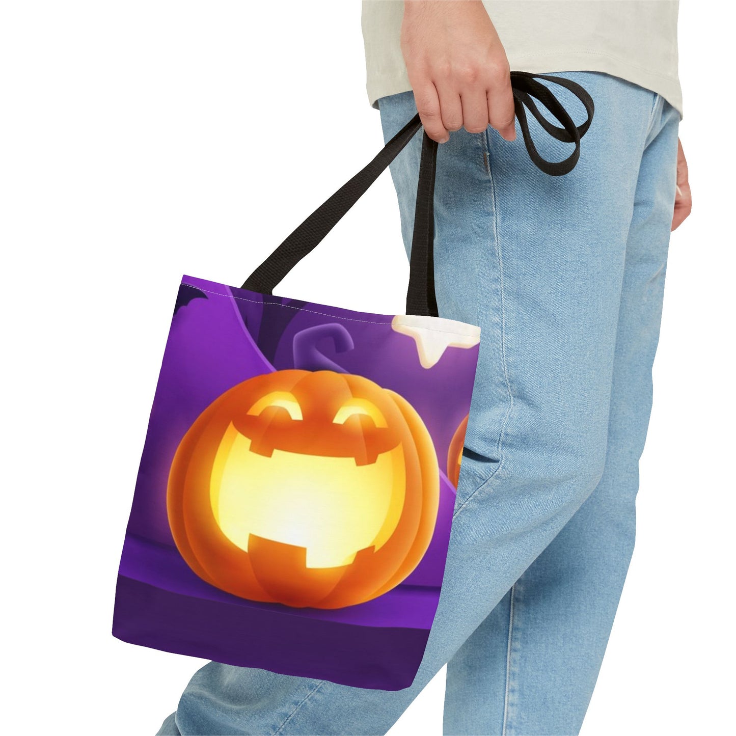 Halloween Pumpkin Tote Bag - Perfect for Fall Celebrations, Trick-or-Treating, and Seasonal Style, Eco-Friendly Shopping Bag, [...]