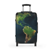 Load image into Gallery viewer, Travel Suitcase with World Map Design, Luggage for Adventurers, Vacation Gear, Travel Accessories, Unique Gift for Explorers