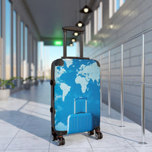 Load image into Gallery viewer, World Map Travel Suitcase - Stylish Carry-On for Adventurers
