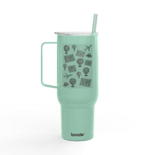 Load image into Gallery viewer, Travel-Inspired Insulated Tumbler - 40oz with Engraved Adventure Designs