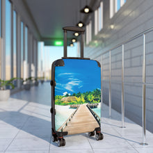 Load image into Gallery viewer, Tropical Travel Suitcase - Ocean View Luggage for Vacations