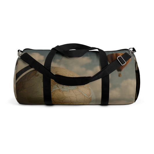 Vintage Globe Print Duffel Bag for Travel Lovers