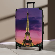 Load image into Gallery viewer, Eiffel Tower Suitcase - Travel Luggage, Stylish Carry-On, Vacation Gear, Perfect for Travel Lovers, Parisian Aesthetic