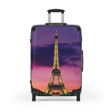 Load image into Gallery viewer, Eiffel Tower Suitcase - Travel Luggage, Stylish Carry-On, Vacation Gear, Perfect for Travel Lovers, Parisian Aesthetic