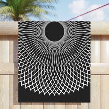 Load image into Gallery viewer, Geometric Pattern Beach Towels, Unique Gift for Beach Lovers, Summer Vibes, Solar Retreat, Poolside Essentials
