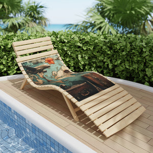 Vintage Map Vibrant Beach Towel