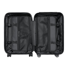 Load image into Gallery viewer, Travel Vibes Suitcase - Globetrotting Design with Landmarks