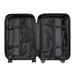 Travel Vibes Suitcase - Globetrotting Design with Landmarks