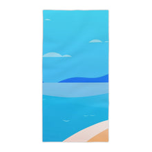 Load image into Gallery viewer, Ocean Waves Beach Towels, Summer Towels, Poolside Accessories, Gift for Beach Lovers, Vacation Essentials