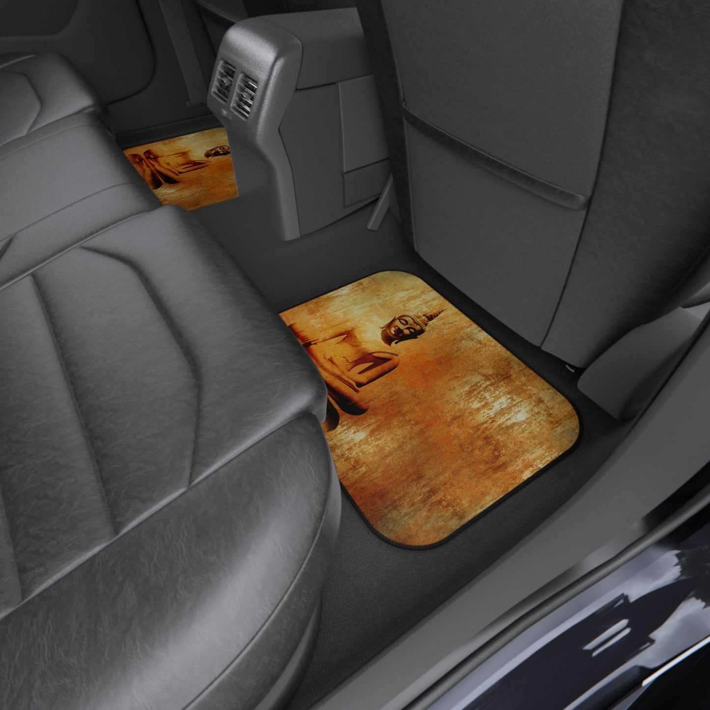 Zen Buddha Car Mats - Spiritual Vehicle Accessories, Decor for Mindful Living, Gift for Wellness Enthusiasts, Automotive Floor Mats, [...]