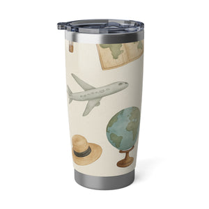 Adventure-Themed 20oz Tumbler - Perfect for Travel Lovers
