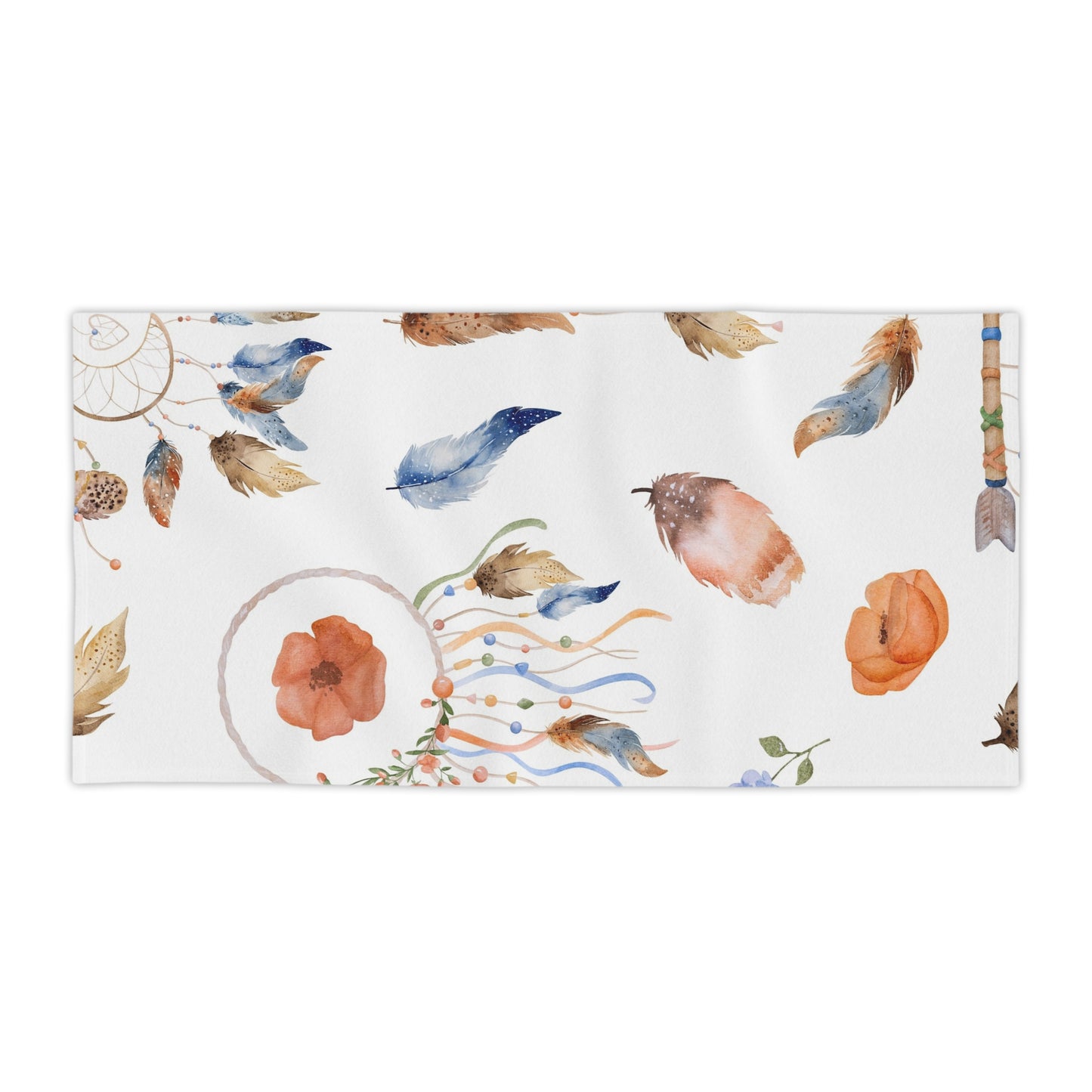 Dreamcatcher Beach Towels, Bohemian Towel, Poolside Decor, Summer Essential, Gift for Beach Lovers, Boho Towel