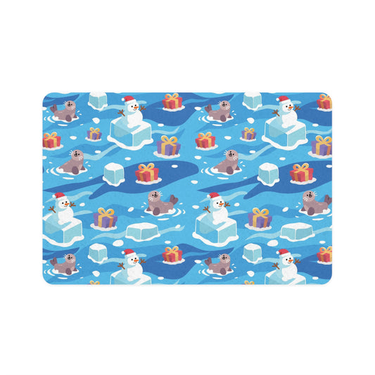 Festive Pet Food Mat (12x18) - Christmas Decor for Pets, Holiday Pet Feeding Mat, Cute Pet Placemat, Winter Animal Design, Dog and Cat [...]