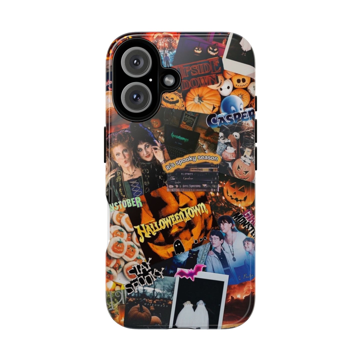 Halloween-Themed Phone Case, Tough Cases, Spooky Aesthetic, Cute Gift for Teens, Autumn Phone Accessory, Celebration Decor