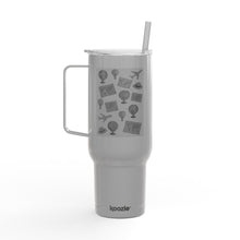 Load image into Gallery viewer, Travel-Inspired Insulated Tumbler - 40oz with Engraved Adventure Designs