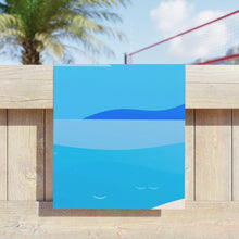Load image into Gallery viewer, Ocean Waves Beach Towels, Summer Towels, Poolside Accessories, Gift for Beach Lovers, Vacation Essentials