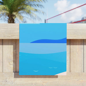 Ocean Waves Beach Towels, Summer Towels, Poolside Accessories, Gift for Beach Lovers, Vacation Essentials