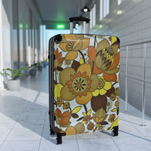 Load image into Gallery viewer, Flower Pattern Suitcase - Trendy Luggage for Adventure Seekers, Travel, Vacation, Gift for Travelers, Floral Design