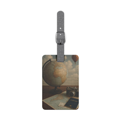 Vintage Travel Luggage Tag - Explore the World
