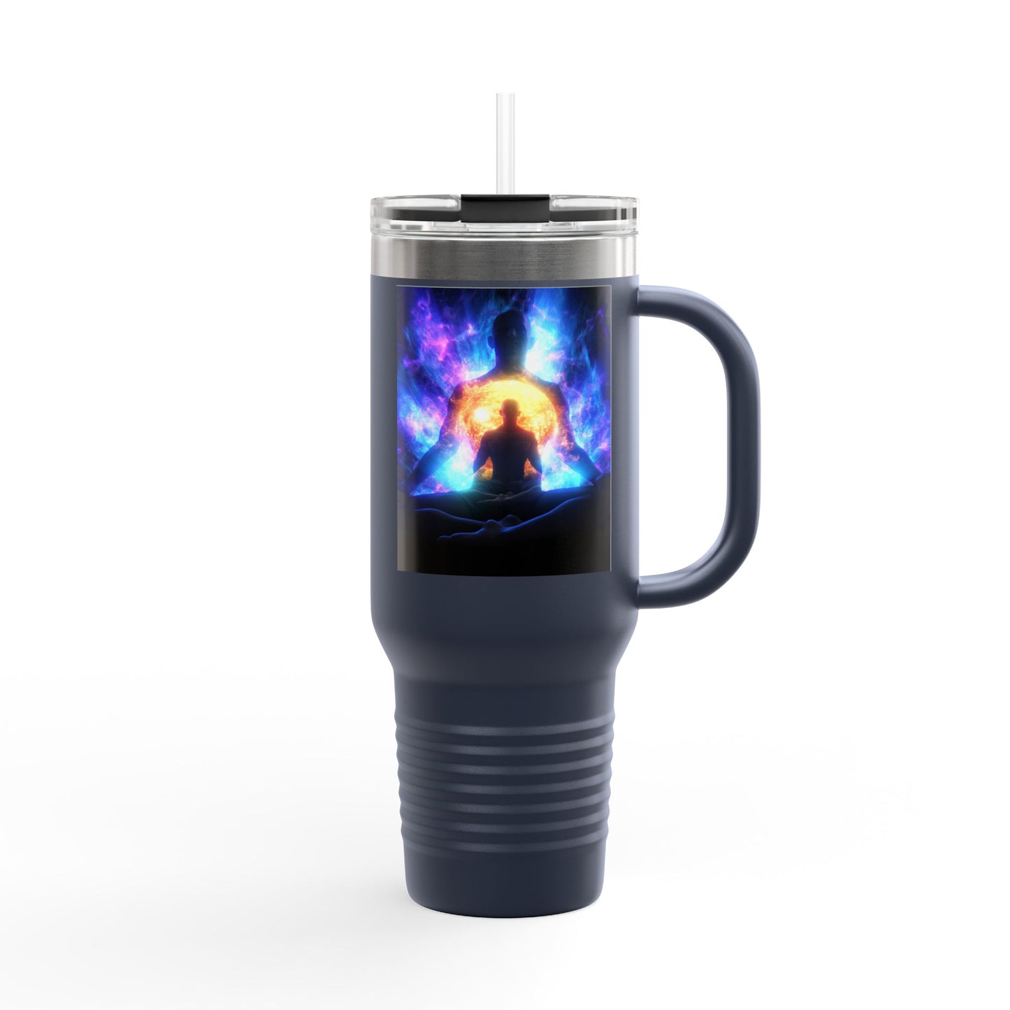 Cosmic Meditation Insulated Travel Mug, 40oz - Perfect for Yoga Lovers, Outdoor Adventures, Super Stylish Drinkware, Gift for [...]