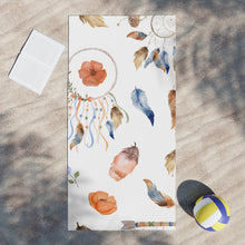 Load image into Gallery viewer, Dreamcatcher Beach Towels, Bohemian Towel, Poolside Decor, Summer Essential, Gift for Beach Lovers, Boho Towel