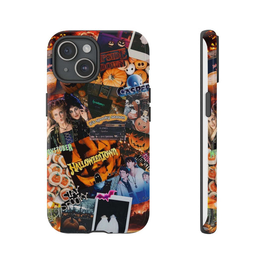 Halloween-Themed Phone Case, Tough Cases, Spooky Aesthetic, Cute Gift for Teens, Autumn Phone Accessory, Celebration Decor