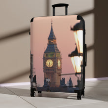 Load image into Gallery viewer, Chic Travel Suitcase with Big Ben Design | Stylish Luggage for Travelers, Vacation, Beach Trips, Gifts for Adventurers