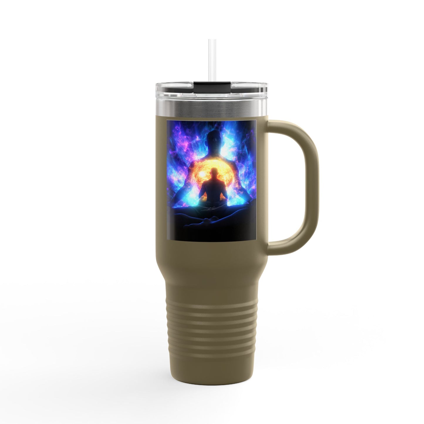 Cosmic Meditation Insulated Travel Mug, 40oz - Perfect for Yoga Lovers, Outdoor Adventures, Super Stylish Drinkware, Gift for [...]