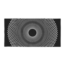 Load image into Gallery viewer, Geometric Pattern Beach Towels, Unique Gift for Beach Lovers, Summer Vibes, Solar Retreat, Poolside Essentials