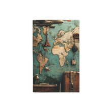 Load image into Gallery viewer, Vintage Map Vibrant Beach Towel