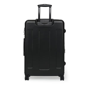 Travel Vibes Suitcase - Globetrotting Design with Landmarks