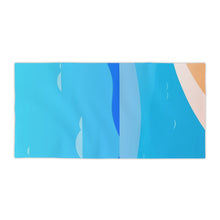 Load image into Gallery viewer, Ocean Waves Beach Towels, Summer Towels, Poolside Accessories, Gift for Beach Lovers, Vacation Essentials