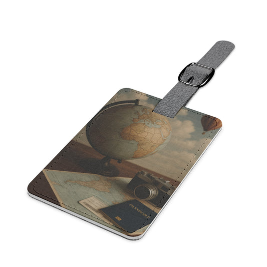 Vintage Travel Luggage Tag - Explore the World