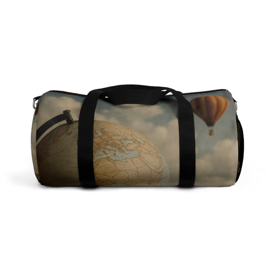 Vintage Globe Print Duffel Bag for Travel Lovers