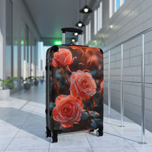 Load image into Gallery viewer, Floral Rose Design Suitcase - Stylish Travel Luggage