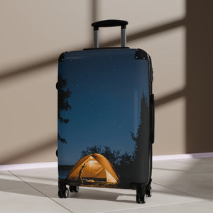 Starry Night Camping Suitcase, Travel Luggage, Adventure Bag, Outdoor Gear, Perfect for Camping Trips, Holiday Travel
