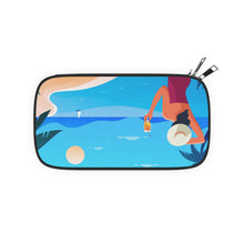 Load image into Gallery viewer, Vibrant Beach Passport Wallet | Travel Organizer, Vacation Accessory, Gift for Travelers, Summer Bliss, Tropical Vibes