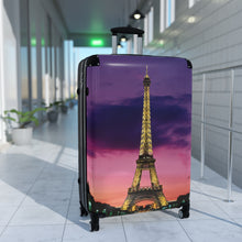 Load image into Gallery viewer, Eiffel Tower Suitcase - Travel Luggage, Stylish Carry-On, Vacation Gear, Perfect for Travel Lovers, Parisian Aesthetic