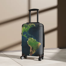 Load image into Gallery viewer, Travel Suitcase with World Map Design, Luggage for Adventurers, Vacation Gear, Travel Accessories, Unique Gift for Explorers