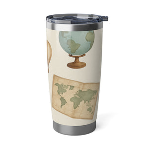 Adventure-Themed 20oz Tumbler - Perfect for Travel Lovers