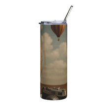 Load image into Gallery viewer, Globe-Inspired Stainless Steel Tumbler | 20oz Travel Mug for Adventure Lovers