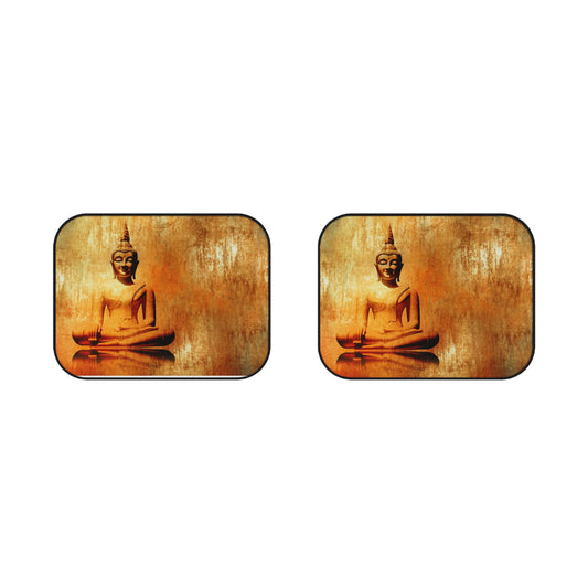 Zen Buddha Car Mats - Spiritual Vehicle Accessories, Decor for Mindful Living, Gift for Wellness Enthusiasts, Automotive Floor Mats, [...]