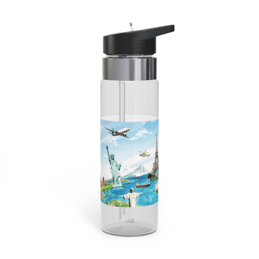 Travel-Inspired Kensington Sport Bottle - 20oz - Perfect for Adventurers