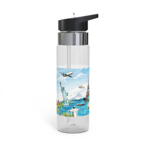 Travel-Inspired Kensington Sport Bottle - 20oz - Perfect for Adventurers